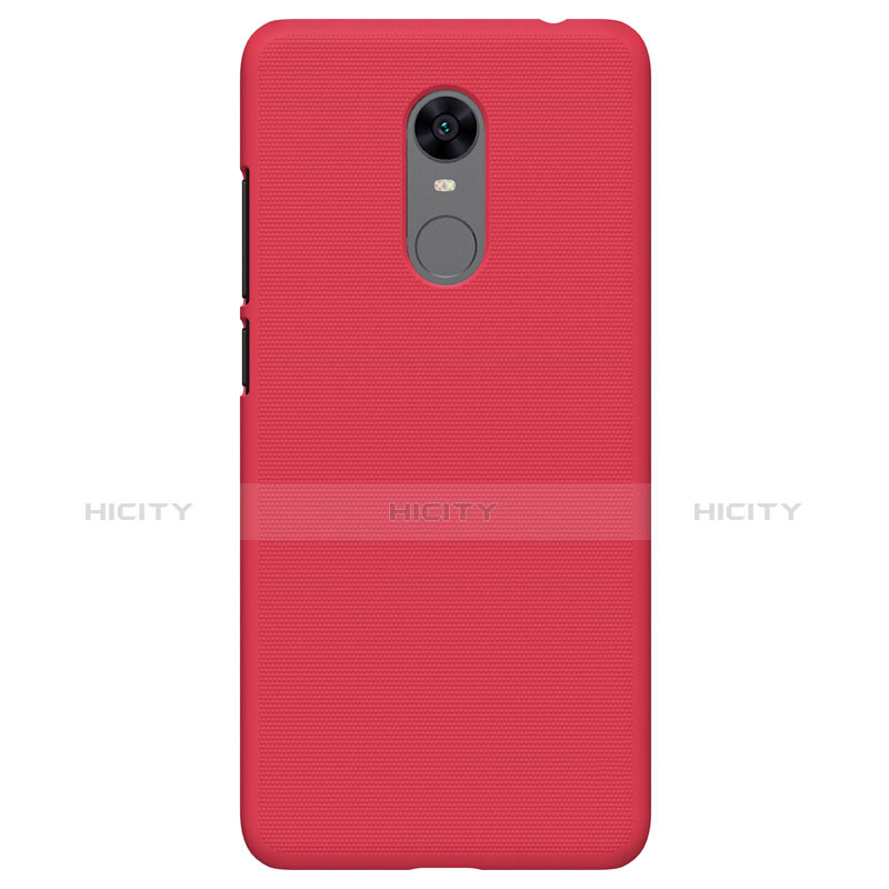 Custodia Plastica Rigida Perforato per Xiaomi Redmi 5 Plus Rosso