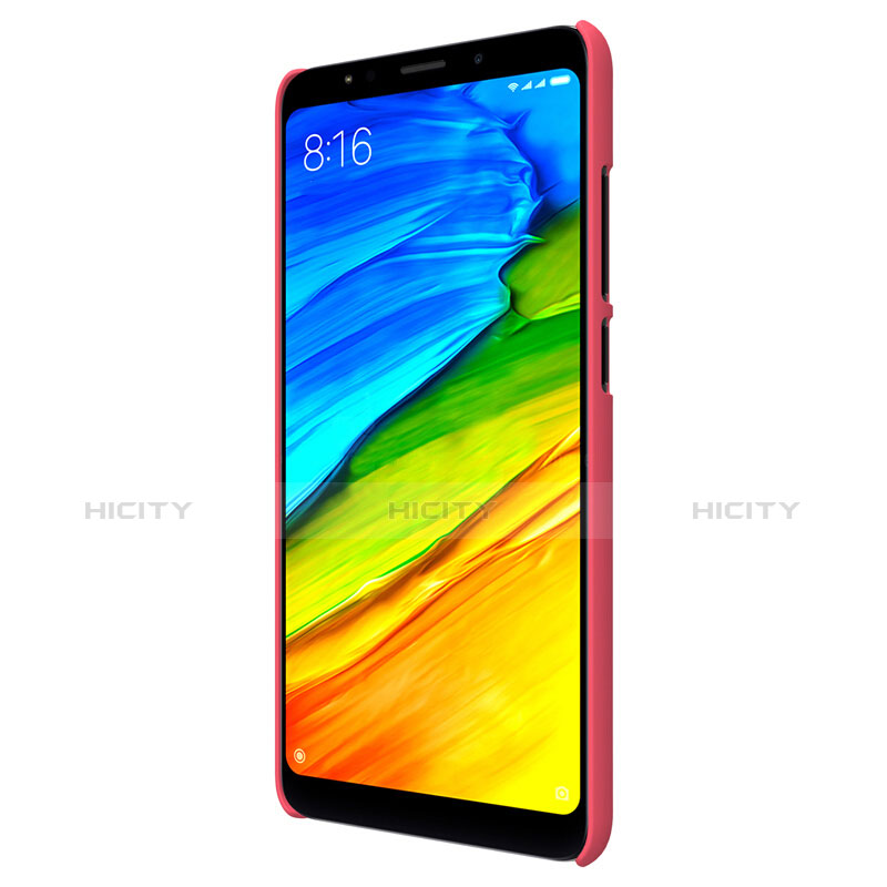 Custodia Plastica Rigida Perforato per Xiaomi Redmi 5 Rosso