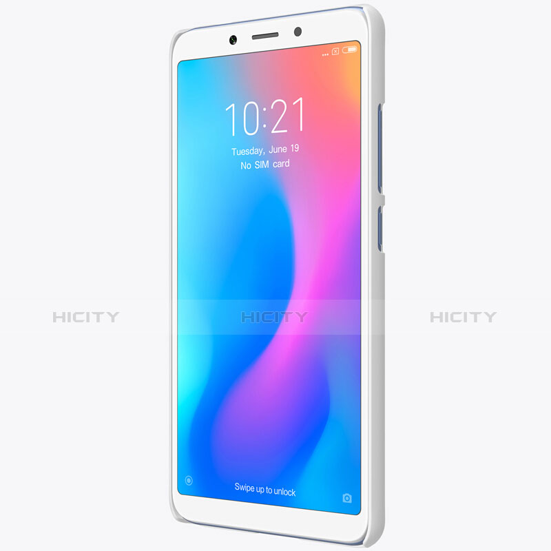 Custodia Plastica Rigida Perforato per Xiaomi Redmi 6A Bianco