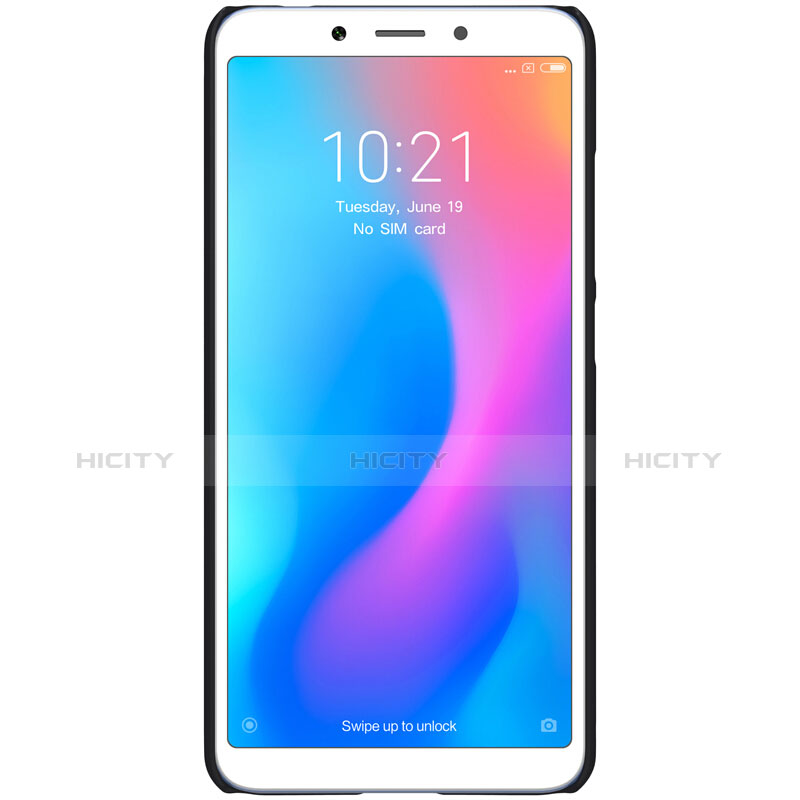 Custodia Plastica Rigida Perforato per Xiaomi Redmi 6A Nero