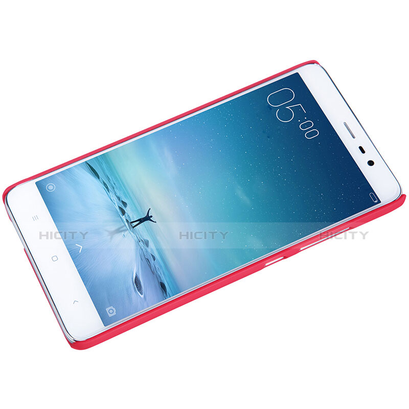 Custodia Plastica Rigida Perforato per Xiaomi Redmi Note 3 Rosso