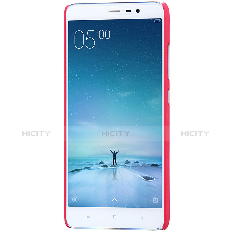 Custodia Plastica Rigida Perforato per Xiaomi Redmi Note 3 Rosso