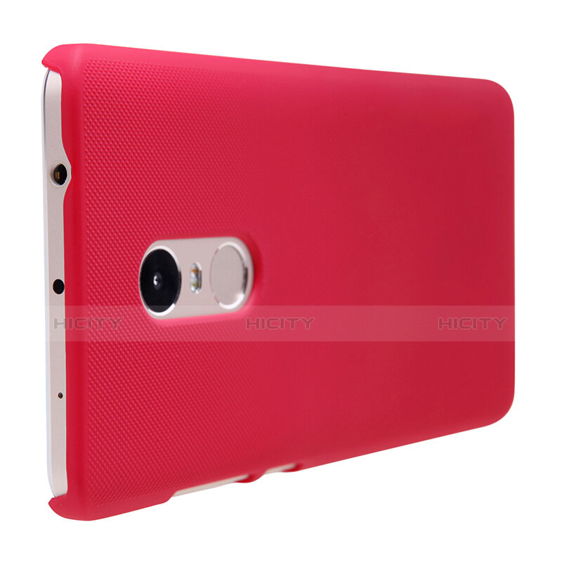 Custodia Plastica Rigida Perforato per Xiaomi Redmi Note 4 Rosso