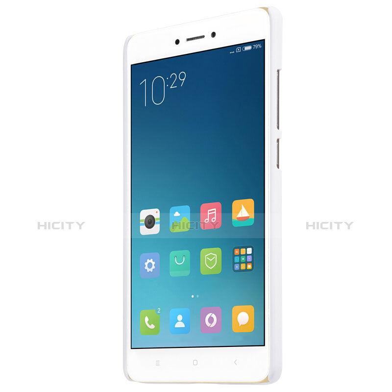 Custodia Plastica Rigida Perforato per Xiaomi Redmi Note 4X Bianco