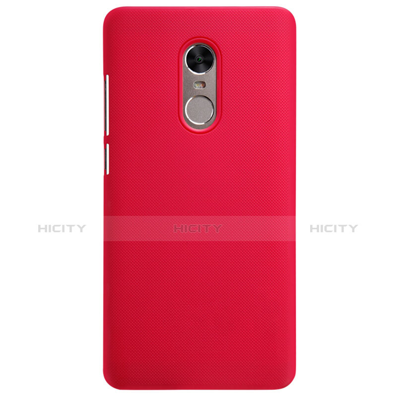 Custodia Plastica Rigida Perforato per Xiaomi Redmi Note 4X Rosso
