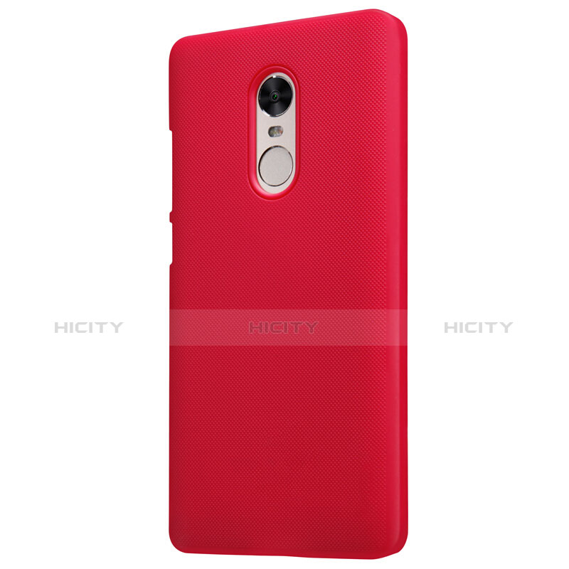 Custodia Plastica Rigida Perforato per Xiaomi Redmi Note 4X Rosso