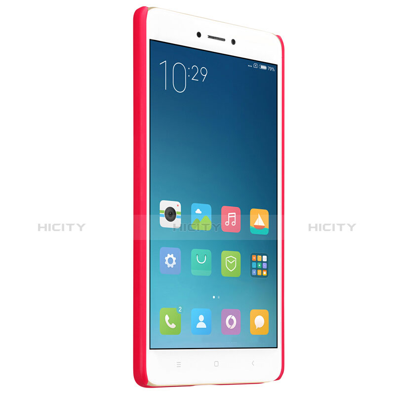 Custodia Plastica Rigida Perforato per Xiaomi Redmi Note 4X Rosso