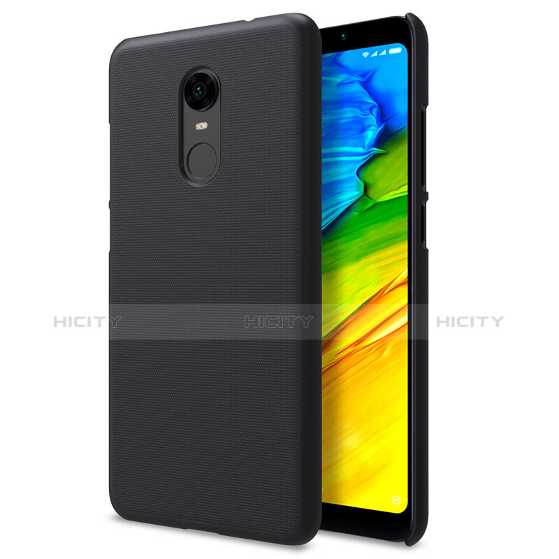 Custodia Plastica Rigida Perforato per Xiaomi Redmi Note 5 Indian Version Nero