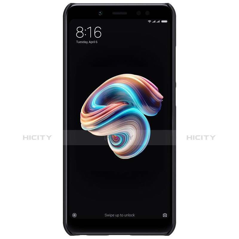 Custodia Plastica Rigida Perforato per Xiaomi Redmi Note 5 Nero