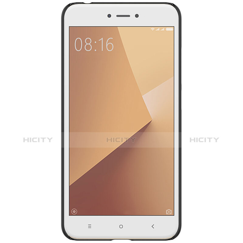 Custodia Plastica Rigida Perforato per Xiaomi Redmi Note 5A Standard Edition Nero