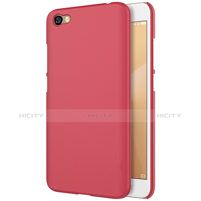 Custodia Plastica Rigida Perforato per Xiaomi Redmi Note 5A Standard Edition Rosso