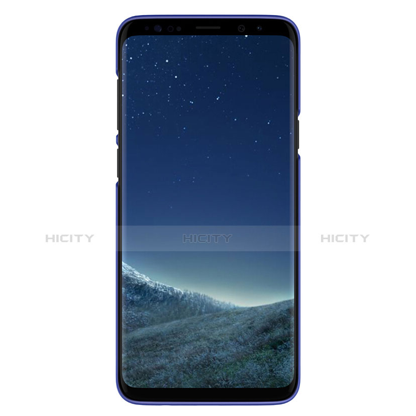 Custodia Plastica Rigida Perforato R01 per Samsung Galaxy S9 Plus Blu