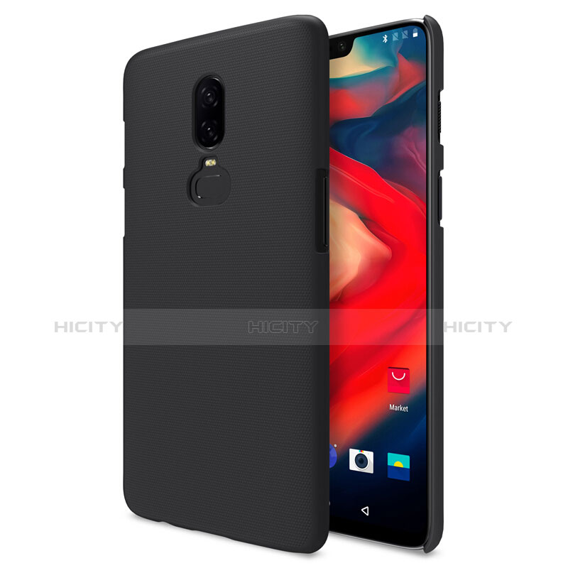 Custodia Plastica Rigida Perforato W01 per OnePlus 6 Nero