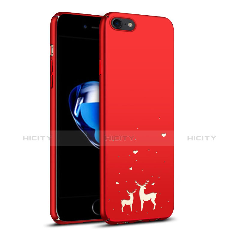 Custodia Plastica Rigida Renna per Apple iPhone 7 Rosso