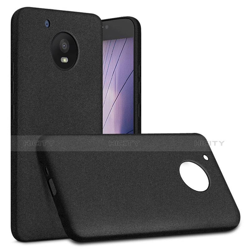 Custodia Plastica Rigida Sabbie Mobili per Motorola Moto E4 Plus Nero