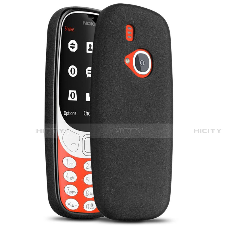 Custodia Plastica Rigida Sabbie Mobili per Nokia 3310 (2017) Nero