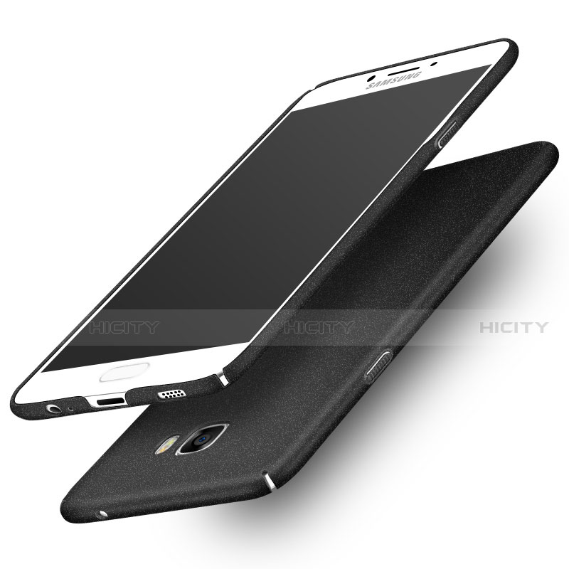 Custodia Plastica Rigida Sabbie Mobili per Samsung Galaxy C5 Pro C5010 Nero
