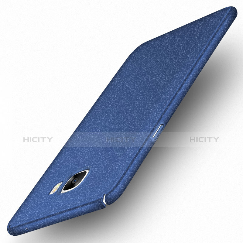 Custodia Plastica Rigida Sabbie Mobili per Samsung Galaxy C5 SM-C5000 Blu