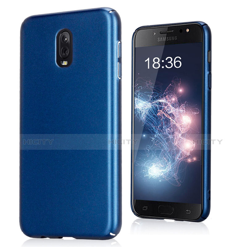 Custodia Plastica Rigida Sabbie Mobili per Samsung Galaxy J7 Plus Blu