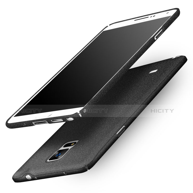 Custodia Plastica Rigida Sabbie Mobili per Samsung Galaxy Note 4 Duos N9100 Dual SIM Nero