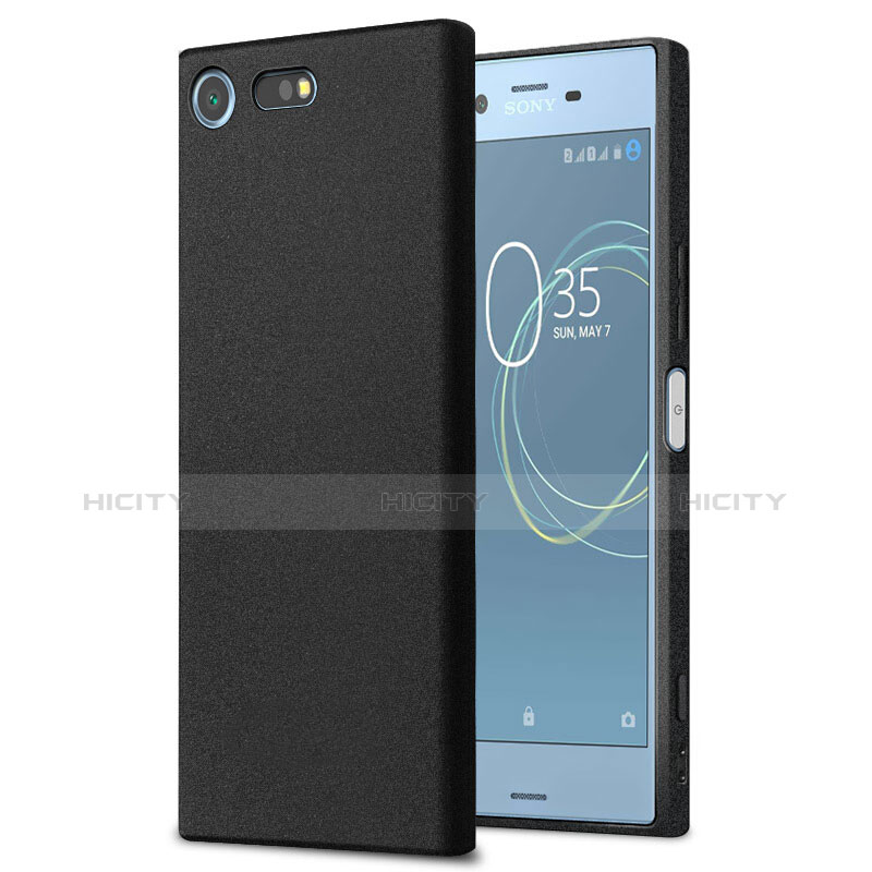 Custodia Plastica Rigida Sabbie Mobili per Sony Xperia XZ Premium Nero