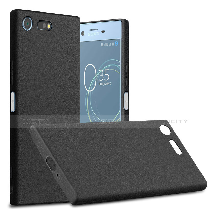 Custodia Plastica Rigida Sabbie Mobili per Sony Xperia XZ Premium Nero