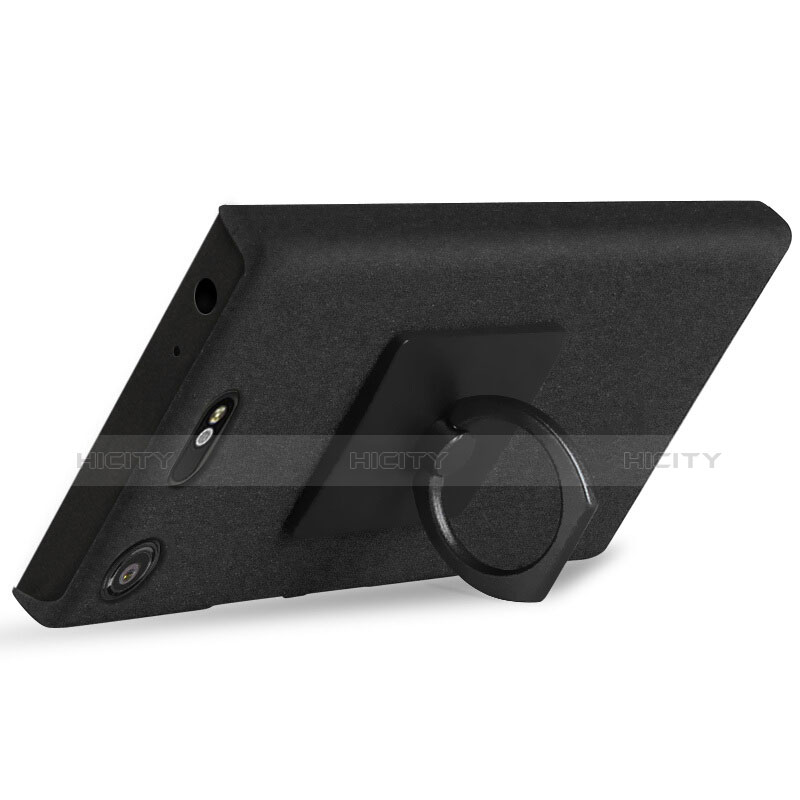 Custodia Plastica Rigida Sabbie Mobili per Sony Xperia XZ1 Compact Nero