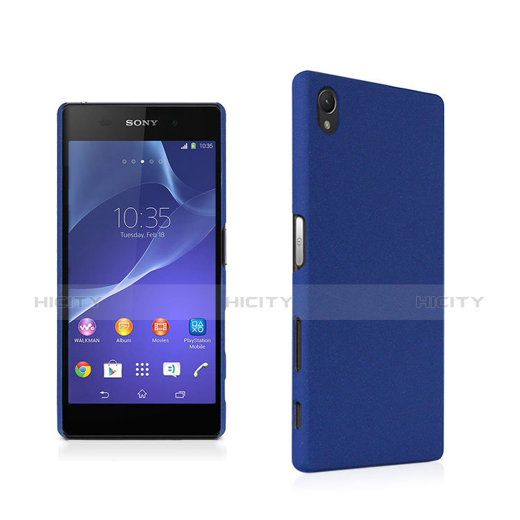 Custodia Plastica Rigida Sabbie Mobili per Sony Xperia Z5 Blu