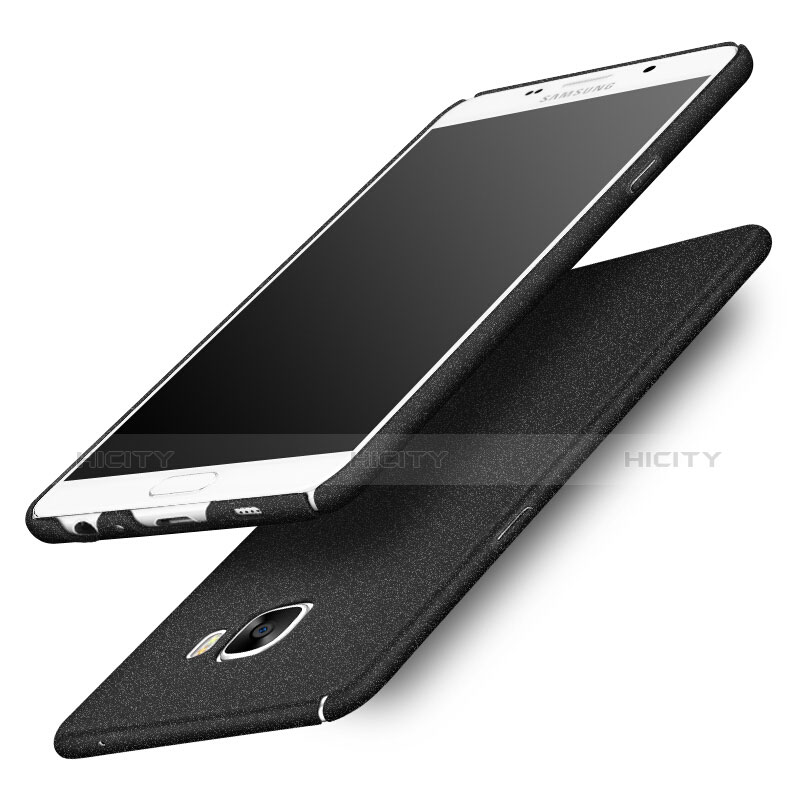 Custodia Plastica Rigida Sabbie Mobili Q01 per Samsung Galaxy C7 SM-C7000 Nero