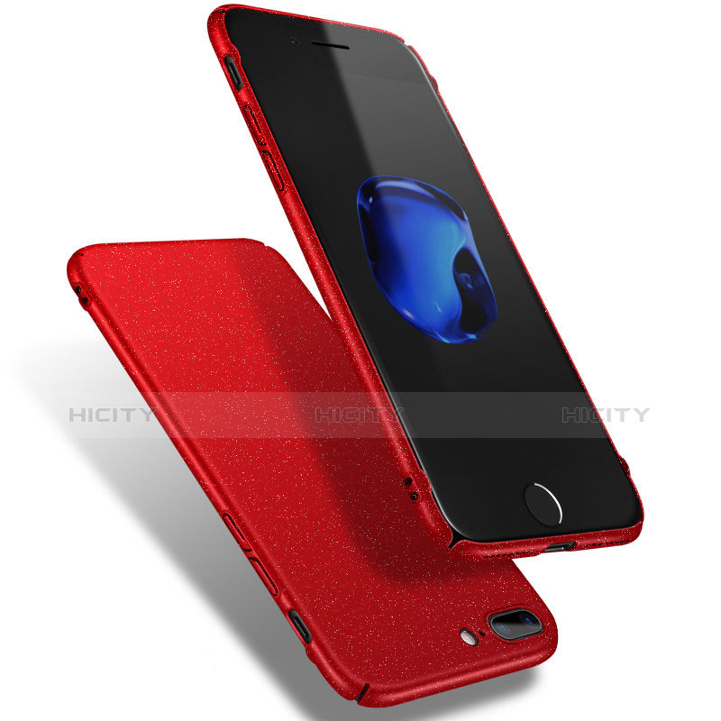 Custodia Plastica Rigida Sabbie Mobili Q02 per Apple iPhone 8 Plus Rosso