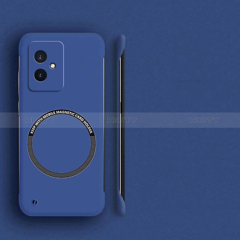 Custodia Plastica Rigida Senza Cornice Cover Opaca con Mag-Safe Magnetic per Huawei Honor 100 5G Blu
