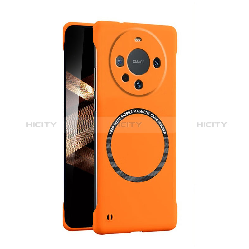 Custodia Plastica Rigida Senza Cornice Cover Opaca con Mag-Safe Magnetic per Huawei Mate 60 Pro+ Plus Arancione