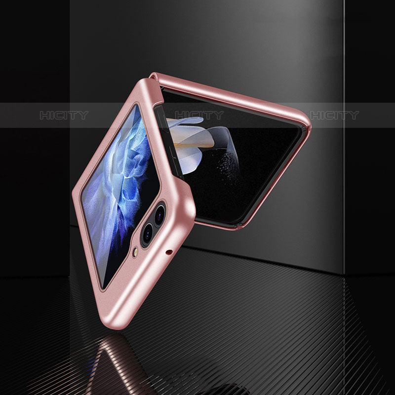 Custodia Plastica Rigida Senza Cornice Cover Opaca con Mag-Safe Magnetic QH1 per Samsung Galaxy Z Flip5 5G