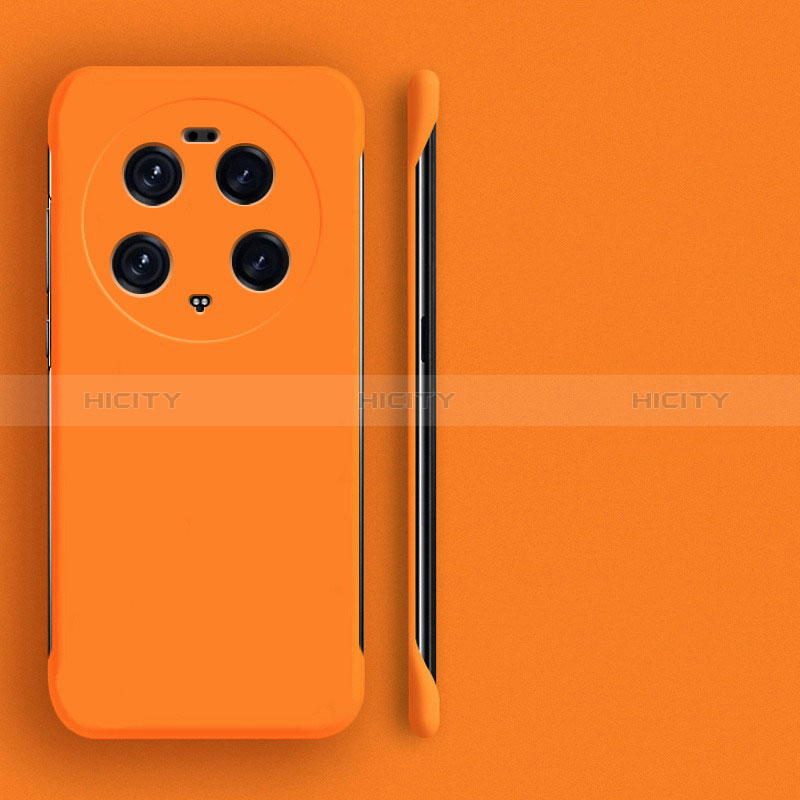 Custodia Plastica Rigida Senza Cornice Cover Opaca P01 per Xiaomi Mi 13 Ultra 5G Arancione