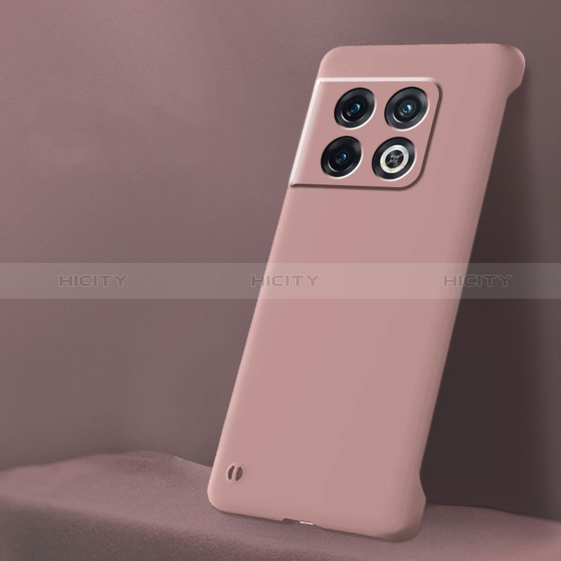 Custodia Plastica Rigida Senza Cornice Cover Opaca per OnePlus 10 Pro 5G Rosa