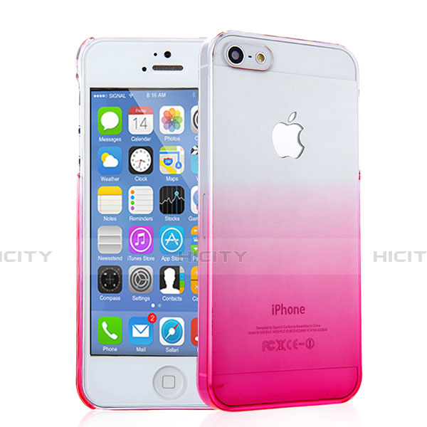 Custodia Plastica Rigida Sfumato per Apple iPhone 5S Rosa