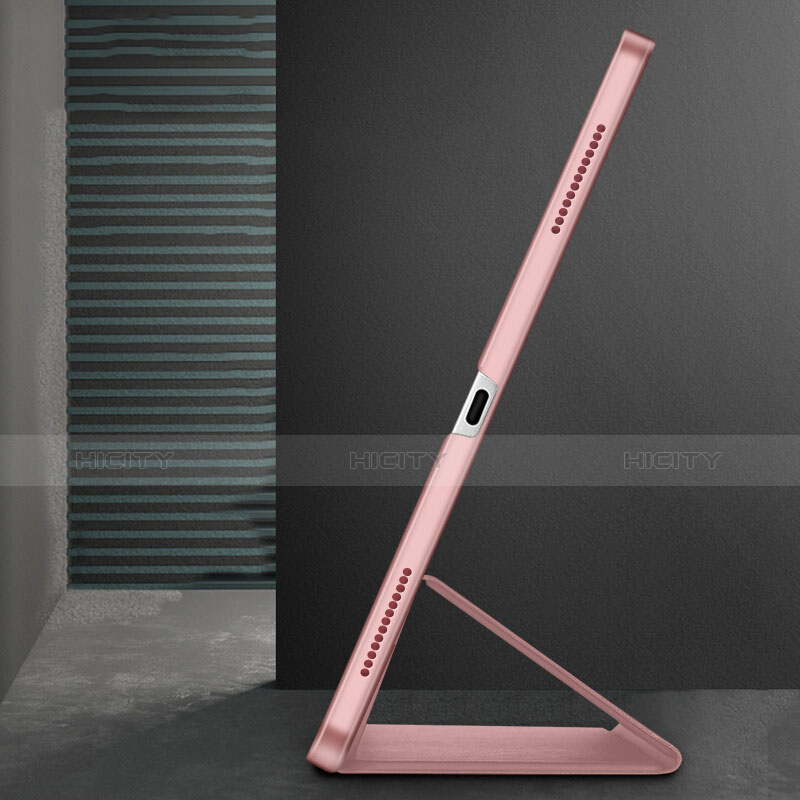 Custodia Portafoglio In Pelle con Stand L01 per Apple iPad Pro 11 (2018) Rosa