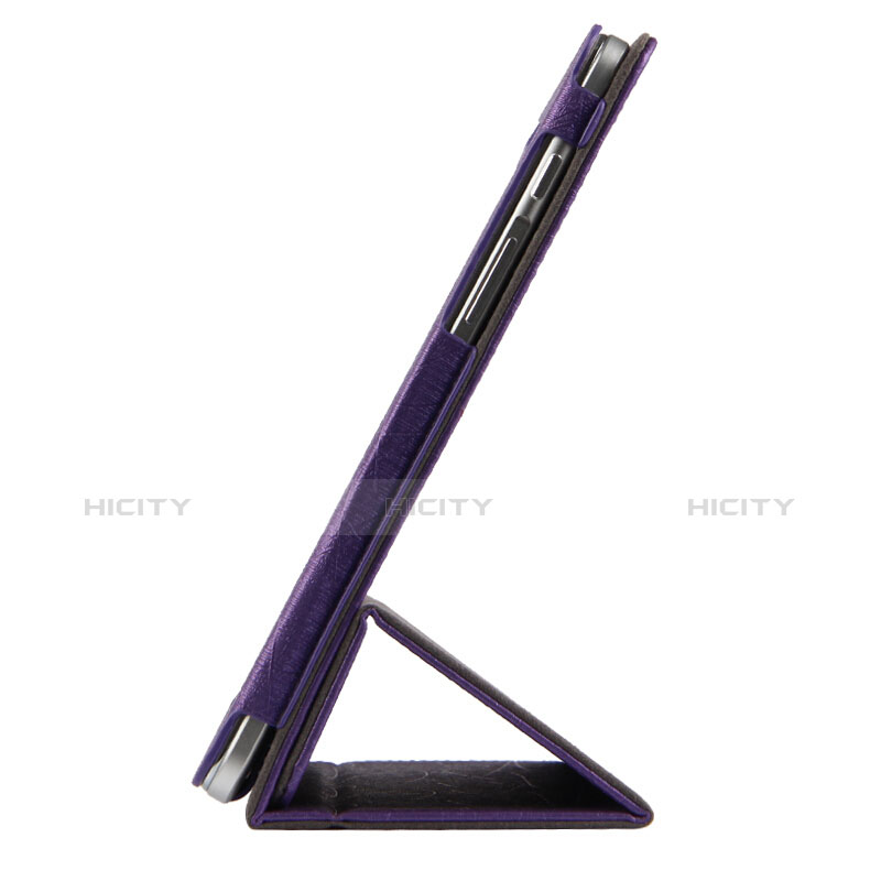 Custodia Portafoglio In Pelle con Stand L01 per Huawei MediaPad M2 10.0 M2-A01 M2-A01W M2-A01L Viola