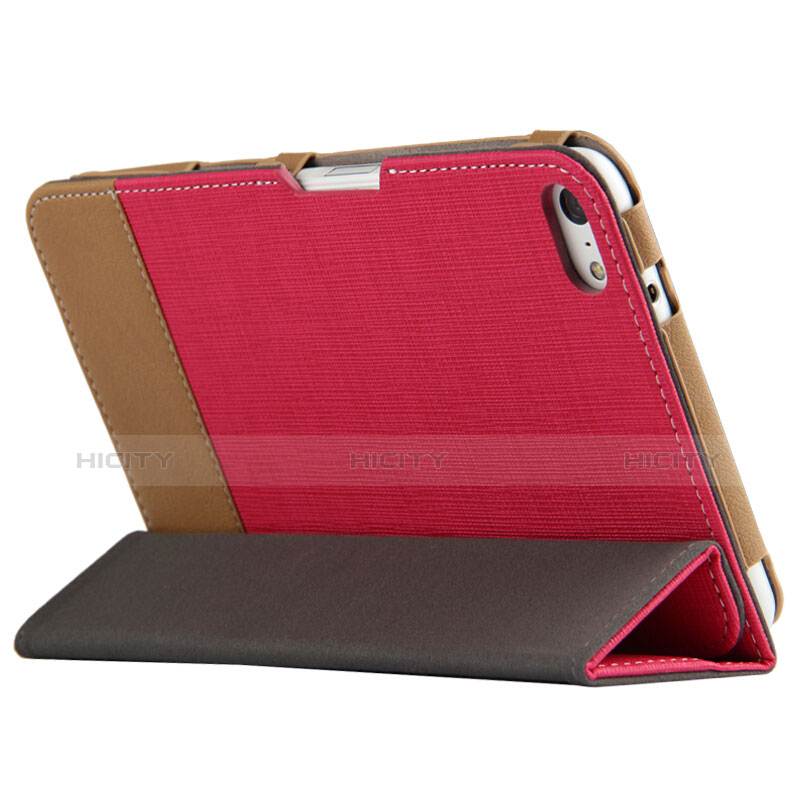 Custodia Portafoglio In Pelle con Stand L01 per Huawei MediaPad T2 Pro 7.0 PLE-703L Rosso