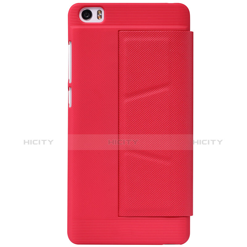 Custodia Portafoglio In Pelle con Stand L01 per Xiaomi Mi Note Rosso