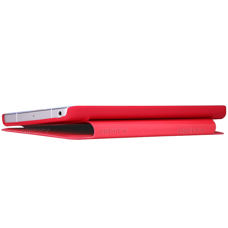 Custodia Portafoglio In Pelle con Stand L01 per Xiaomi Mi Note Rosso