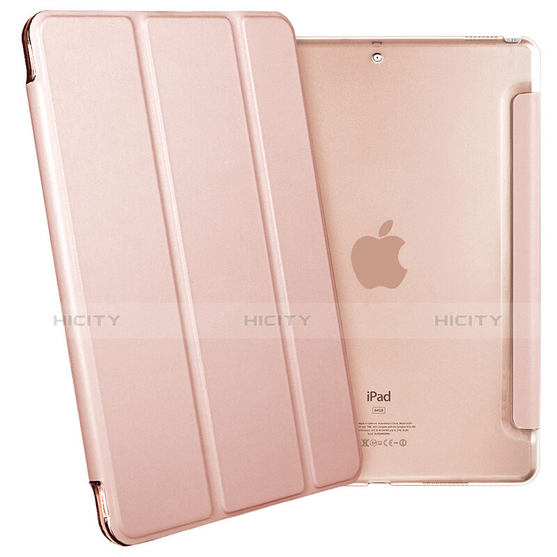 Custodia Portafoglio In Pelle con Stand L02 per Apple iPad Pro 10.5 Oro Rosa