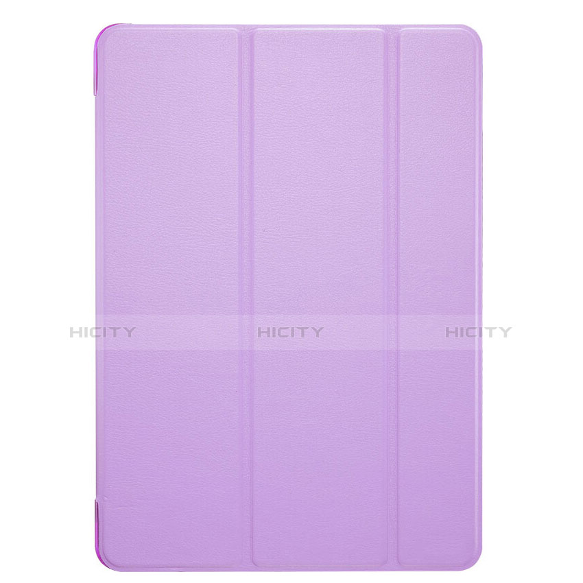 Custodia Portafoglio In Pelle con Stand L02 per Apple iPad Pro 12.9 Viola