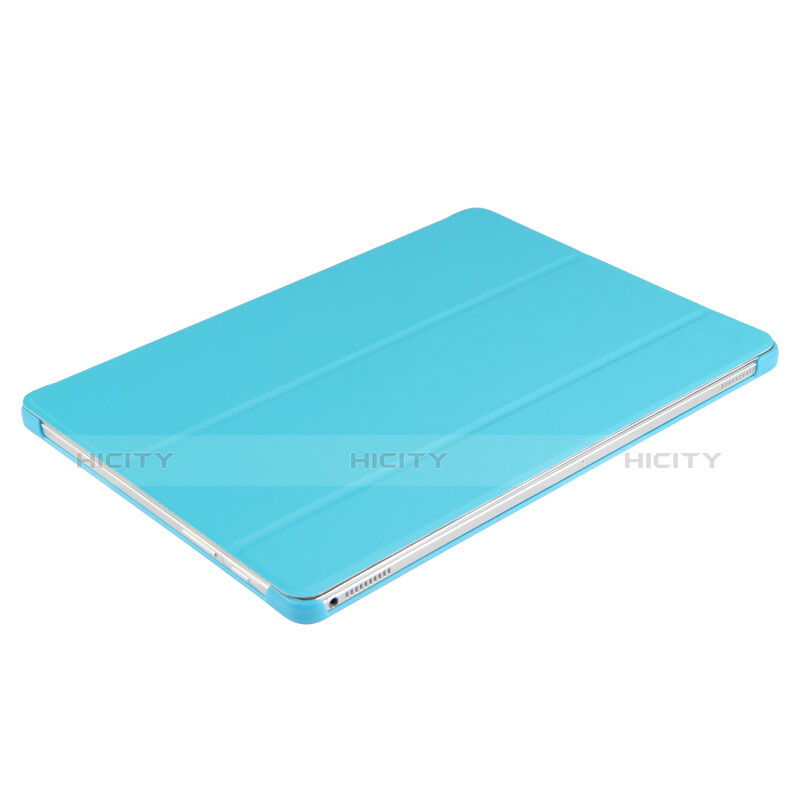 Custodia Portafoglio In Pelle con Stand L02 per Huawei MediaPad M2 10.0 M2-A01 M2-A01W M2-A01L Cielo Blu