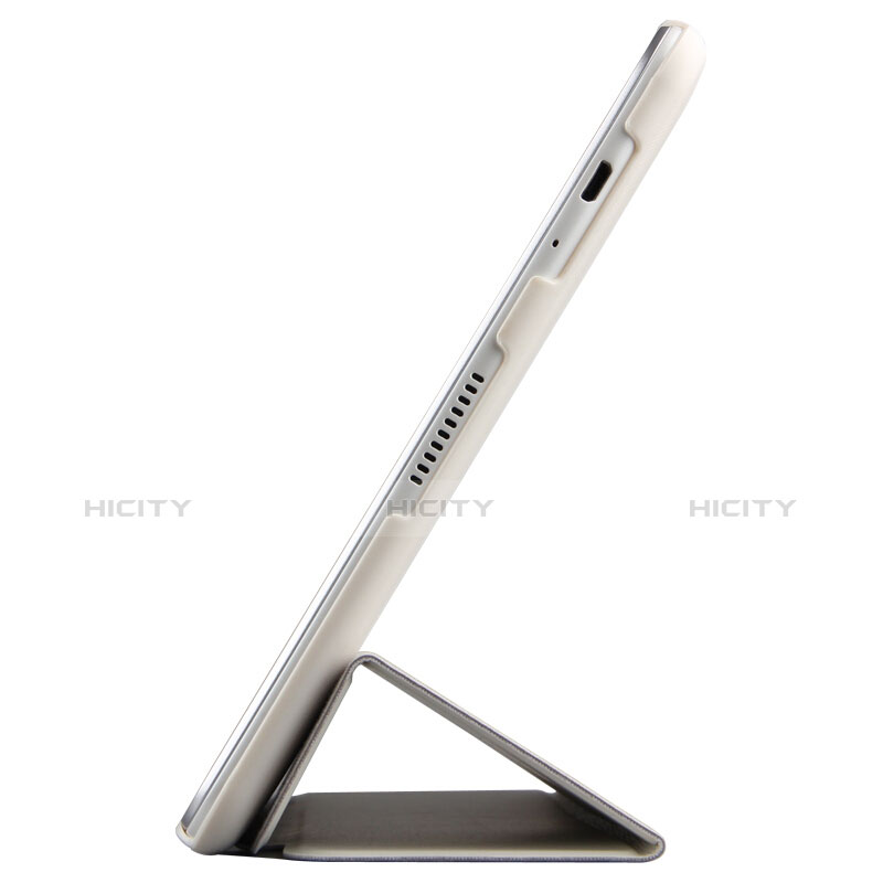 Custodia Portafoglio In Pelle con Stand L02 per Huawei MediaPad M2 10.1 FDR-A03L FDR-A01W Bianco