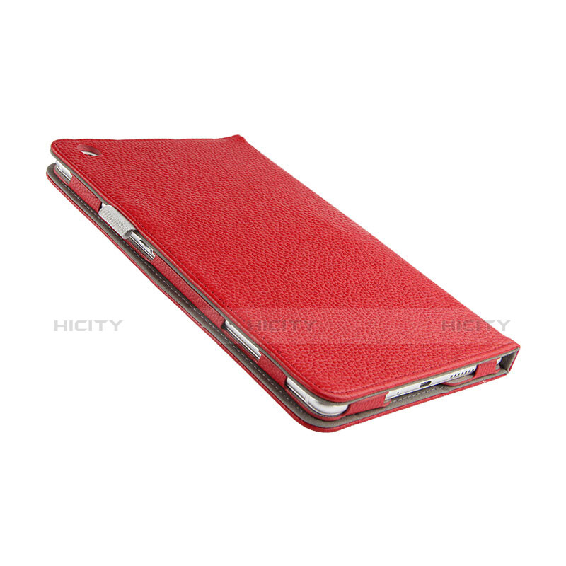 Custodia Portafoglio In Pelle con Stand L02 per Huawei MediaPad M3 Lite 8.0 CPN-W09 CPN-AL00 Rosso