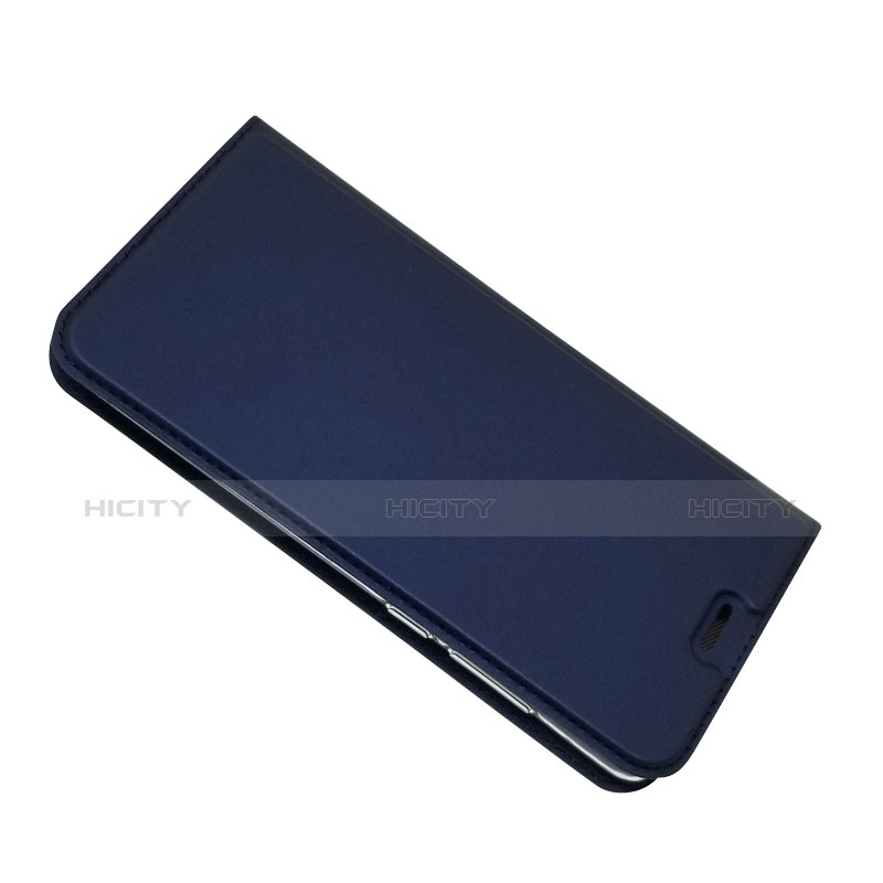 Custodia Portafoglio In Pelle con Stand L02 per Huawei P30 Blu