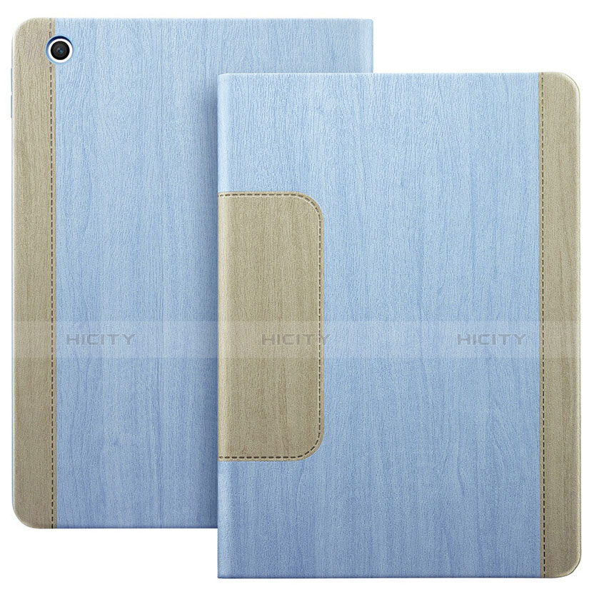 Custodia Portafoglio In Pelle con Stand L03 per Apple iPad Mini 3 Cielo Blu