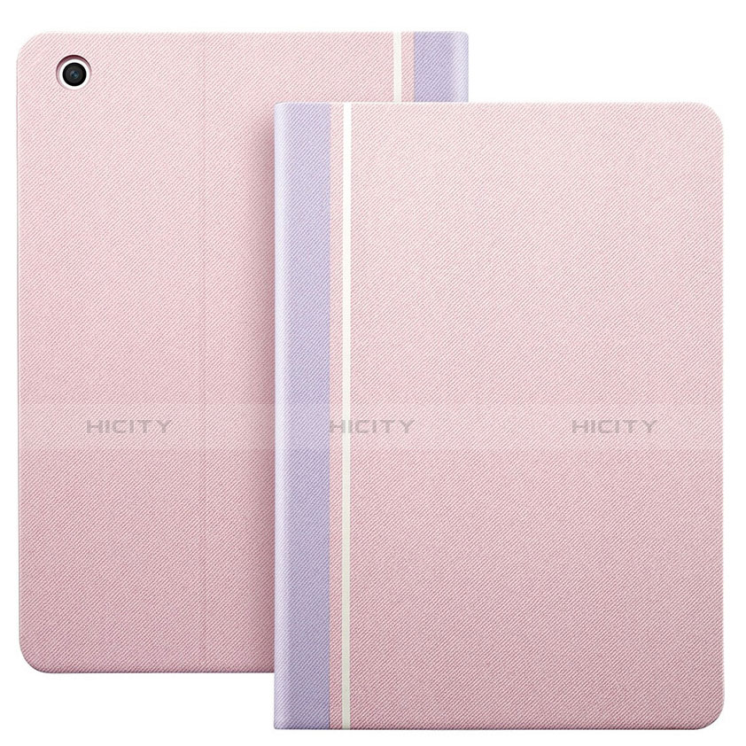 Custodia Portafoglio In Pelle con Stand L03 per Apple iPad Mini 3 Rosa