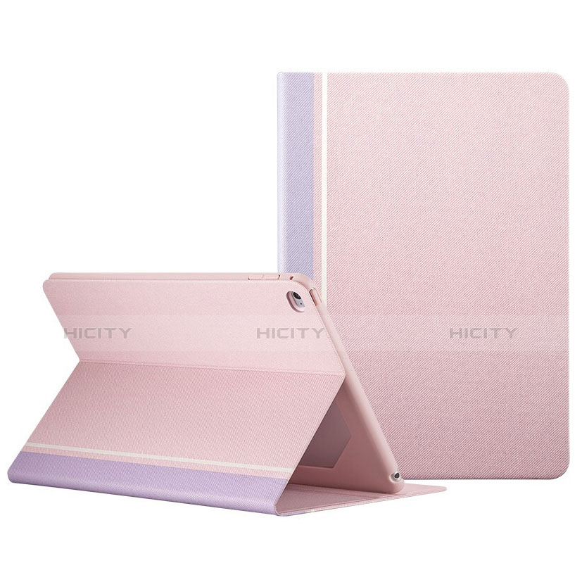 Custodia Portafoglio In Pelle con Stand L03 per Apple iPad Mini 4 Rosa